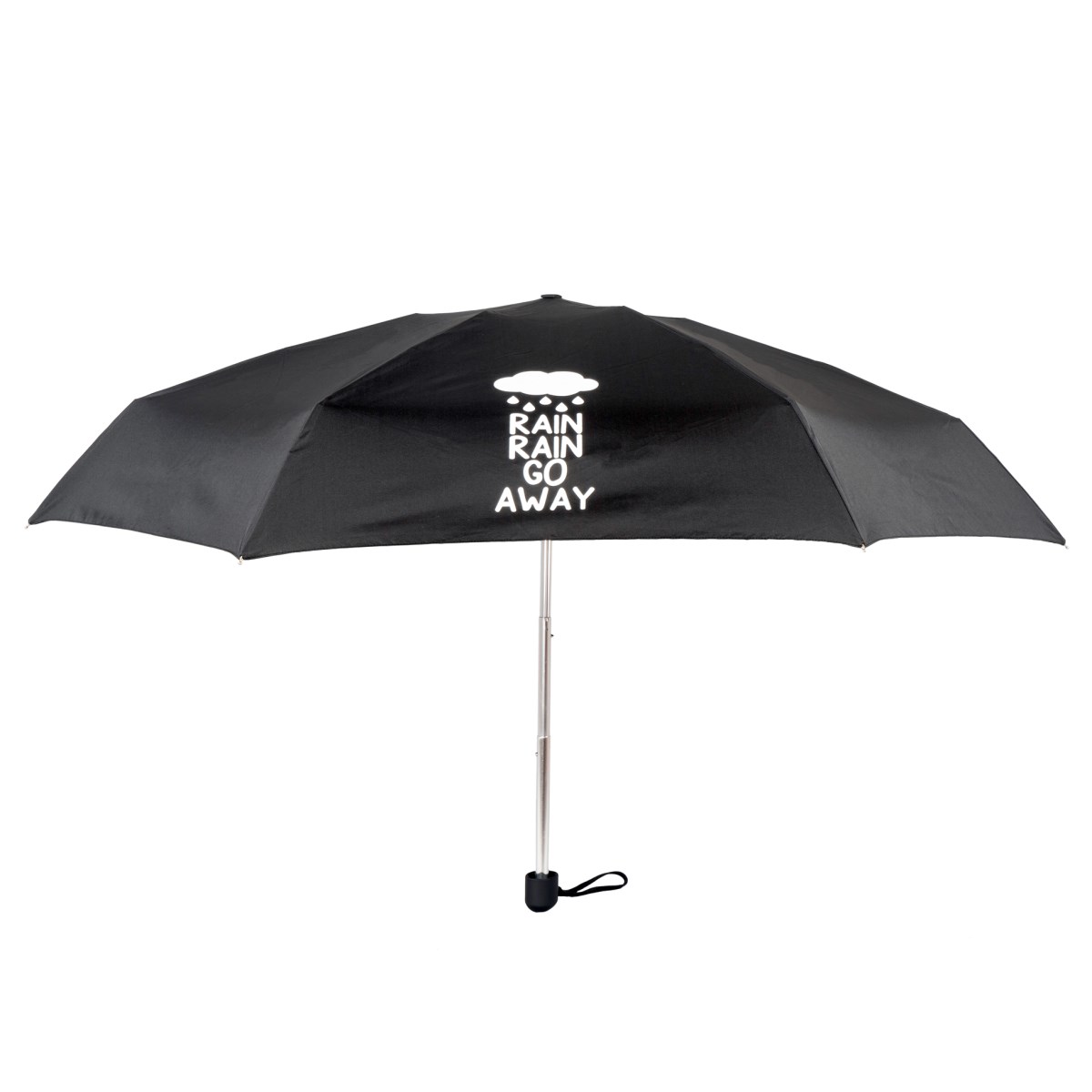 Rain Rain Go Away Slogan Mini Compact Umbrella Susino